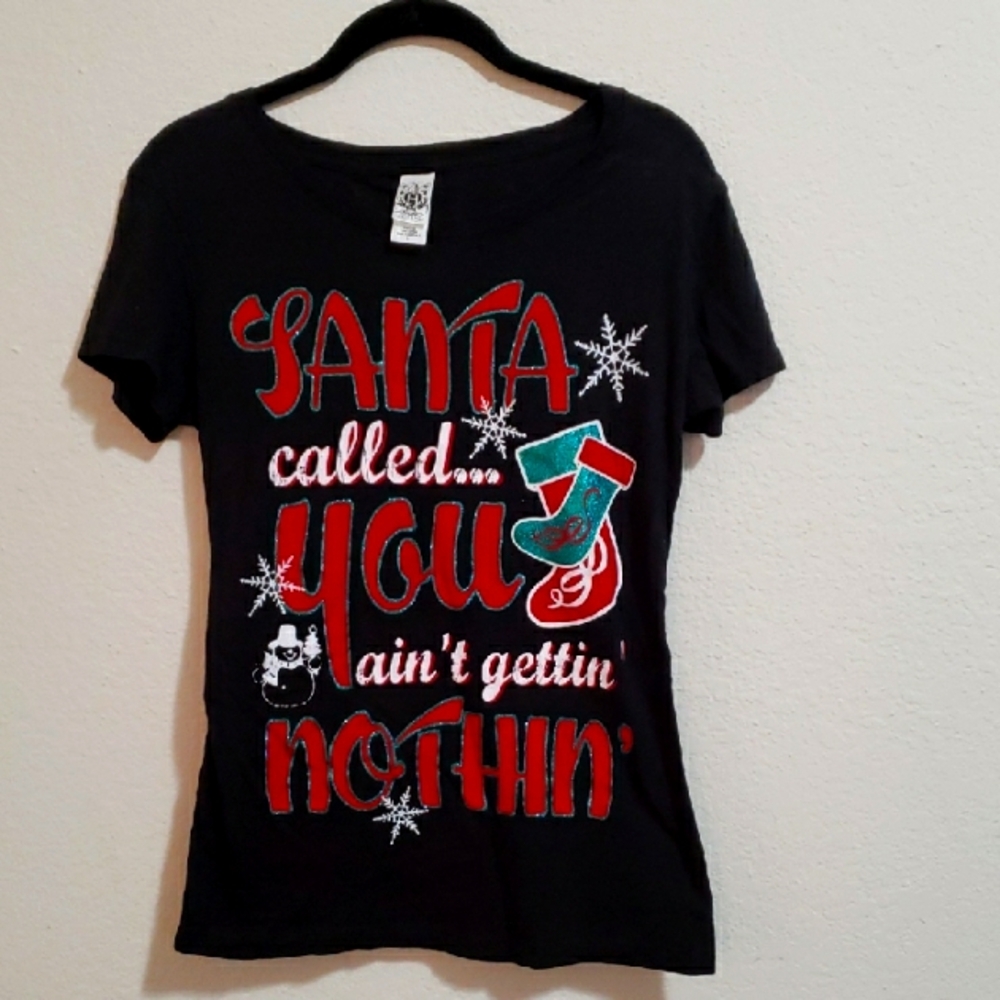 Hybrid & Company Black T-Shirt size L for girl.